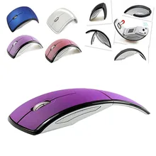 Беспроводная мышь, 2,4 г, компьютерная мышь, складная, для путешествий, ноутбука, бесшумная мышь, мини мыши, USB, нано-приемник для ноутбука, ПК, настольного компьютера, геймера