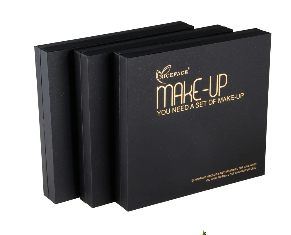 NICEFACE (Christmas Gift) Makup Tool Kit 13Pcs Make up Cosmetics Including Eyeliner Matte Lipstick Eyebrow Pencil Pressed Powder (15)