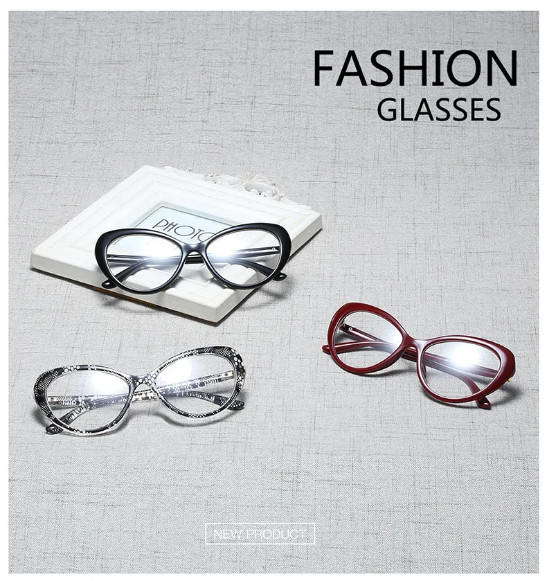 Fashion Cat Progressive Multifocal Lens Reading Glasses Ladies Women Near&Far Sight Eyeglasses Ultralight with box FML