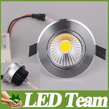 Фабрика Продавец 9 Вт Cob Светильники 120 Угол Луча Серебряная Оболочка Теплый/Холодный/Природа Белый+ Драйверы 3 Года Гарантии CE& ROHS SAA