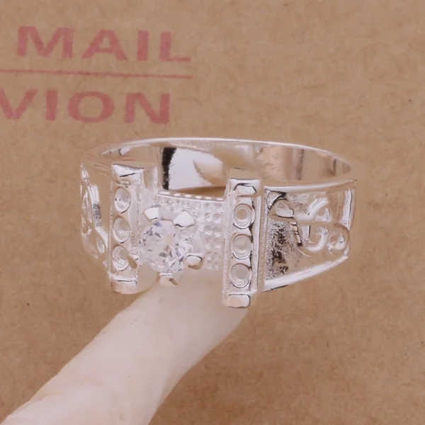 

Free Shipping Promotion Silver plated Ring Fashion JewelleryRing Women&Men elegant /aglaixsa bsrakjya AR159