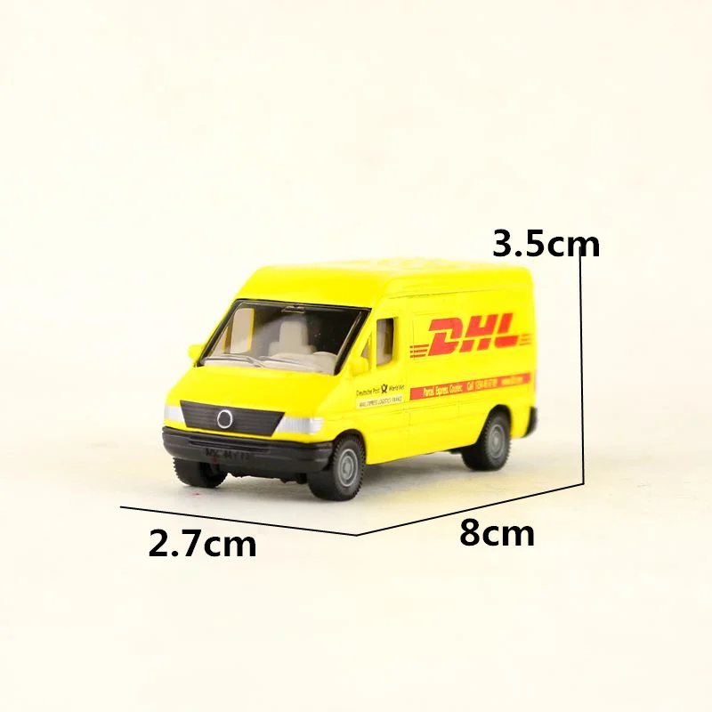 SIKU 1085/литая металлическая модель автомобиля/DHL Post Van Truck Bus/обучающая немецкая игрушка для детского подарка или коллекции/маленькая