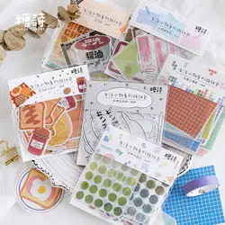 Mohamm японский Пуля журнал японский дневник бумага календари еда милые наклейки Скрапбукинг для канцелярские принадлежности
