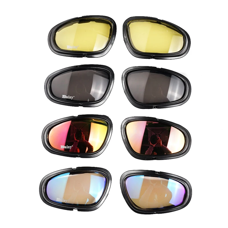 C5 тактические армейские очки мужские военные солнцезащитные очки с ромашками пуленепробиваемые страйкбол стрельба Gafas дымовые линзы мотоциклетные очки