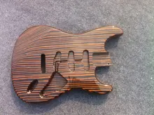 Free shipping one piece Zebrawood body electric guitar body have more color can choose Free shipping one piece Zebrawood body electric guitar body have more color can choose