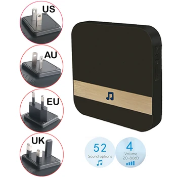 

AC 90-250V Smart Indoor Doorbell Wireless WiFi Door Bell US EU UK AU Plug Tosee app and Anyhome App For V5 B30 B10