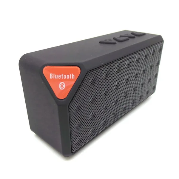 M& J X3 Bluetooth Динамик Портативный Беспроводной громкой связи TF FM радио встроенный микрофон MP3 сабвуфер со съемной Батарея для телефона - Цвет: Black