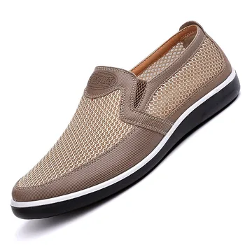 

2019 Men'S Casual Shoes, Men Summer Style Mesh Flats For Men Loafer Creepers Casual High-End Shoes Very Comfortable