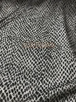 

good quality tulle sequins net mesh polyestor glitter lace fabric CiCi-5625 for wedding/evening dress/party