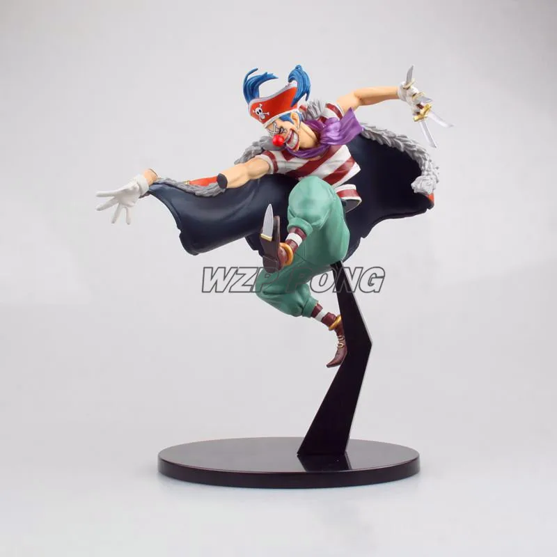 

New anime One Piece Buggy Action Figure Toy PVC Joker Buggy battle ver Models brinquedos Collection kids toys
