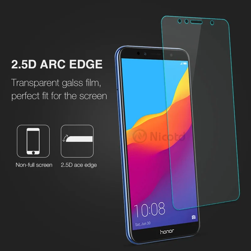 Закаленное стекло для Huawei honor 9 lite 7 6 8 2 шт. Защита экрана Honor 7A pro 7C 10 8c 9H защитная