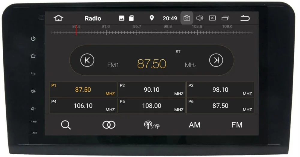 

Wholesales! 2Din 9Inch Android8.1 Car NO-DVD Player For Mercedes/Benz/ML/GL CLASS W164 ML350 ML500 GL320 Canbus 4GWifi GPS Radio