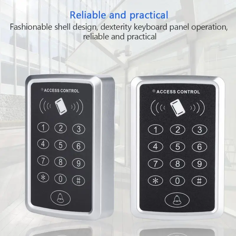 T119 125KHz Door Access Controller RFID Reader Access Control Keypad Digital Panel Card Reader Home Security Door Lock System T119 125KHz Door Access Controller RFID Reader Access Control Keypad Digital Panel Card Reader Home Security Door Lock System