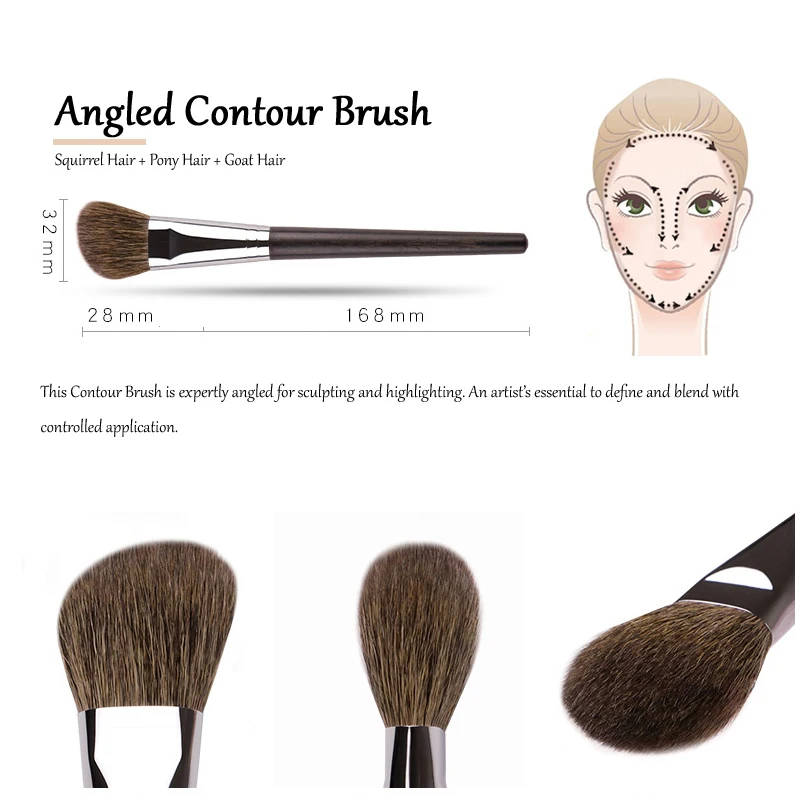 MyDestiny Ebony-Series Contour Brush _ 6 拷贝
