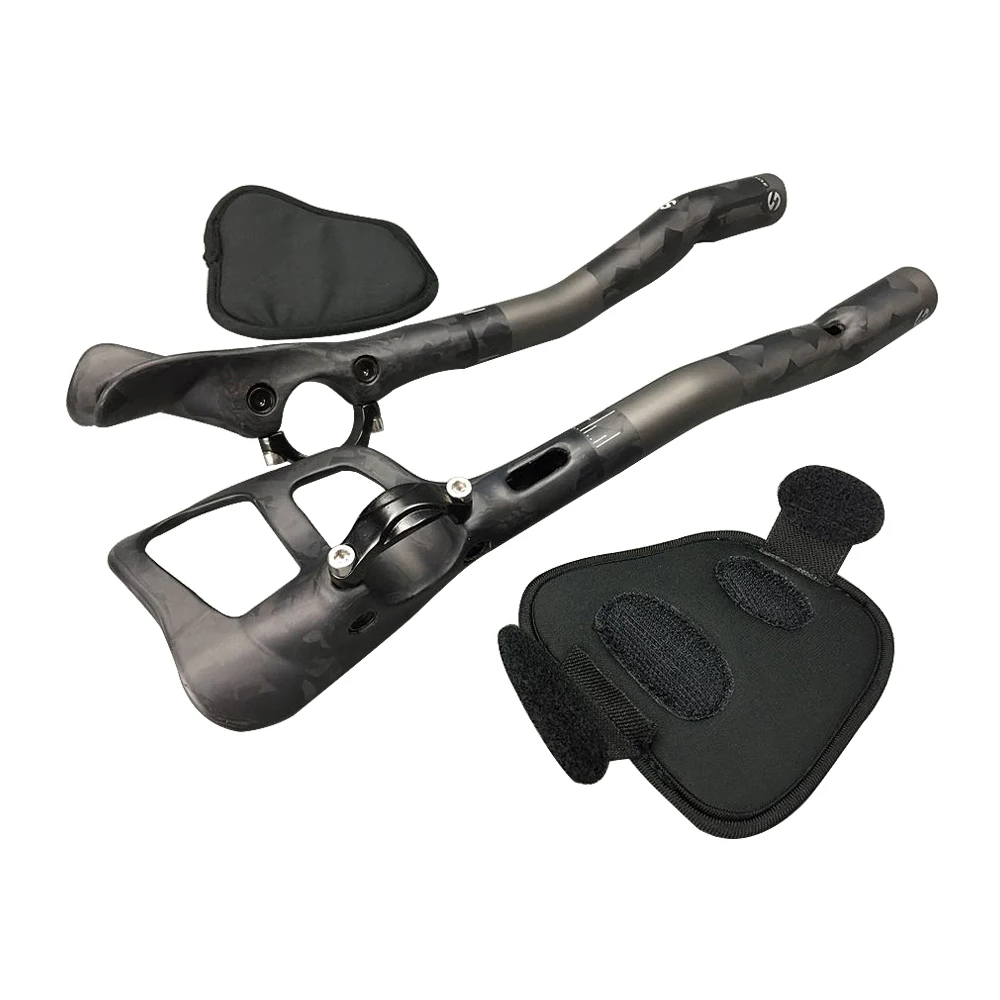 Cycling Bicycle Rest Handlebar / TT Bar Full 3k Carbon Extended Parts Road Bike Rest Handlebars