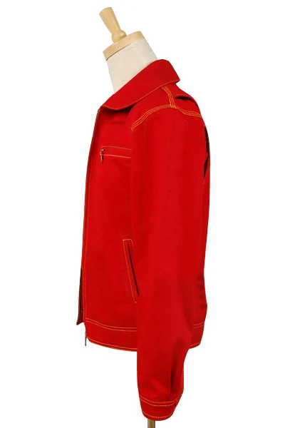 jaqueta smallville vermelha