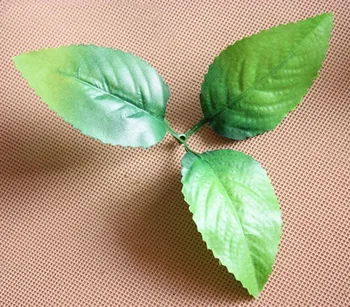 

100PCS Fake Green Plants Foliage Artificial Silk Palm Tree Leaves,Florist Supplies,Leaf Garland,nylon stocking Flower supplies