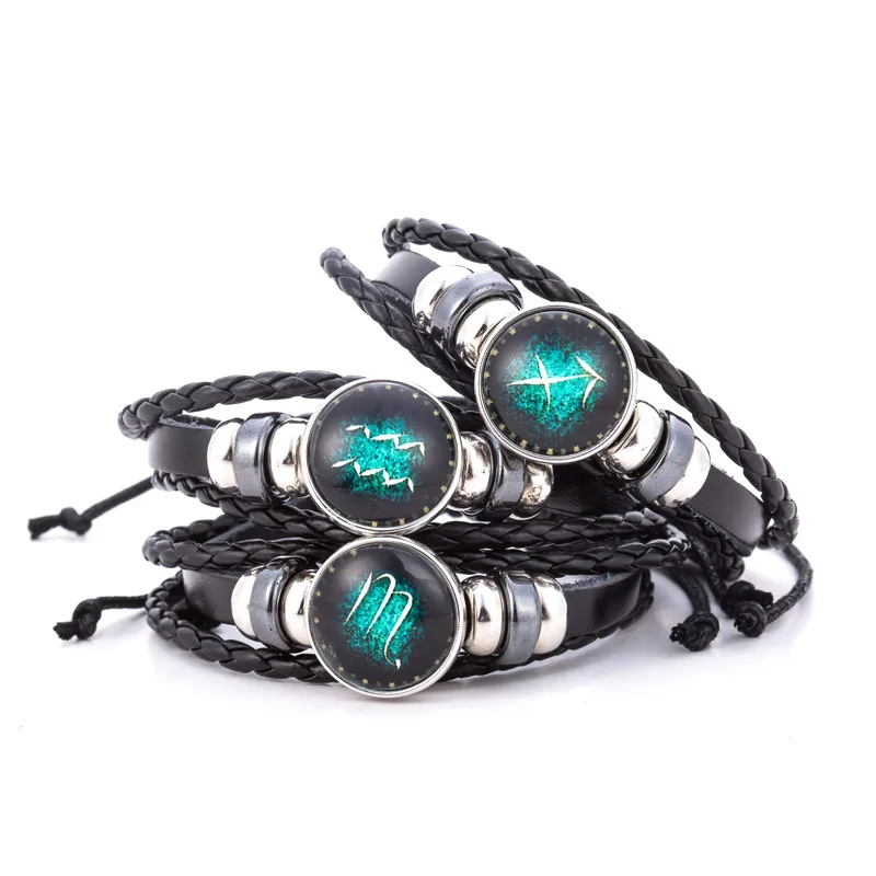

Aries Virgo Cancer Capricorns Sagittarius Leo Pisces Gemini Aquarius Libra Scorpio Taurus The 12 Signs of Zodiac Bracelets SP104