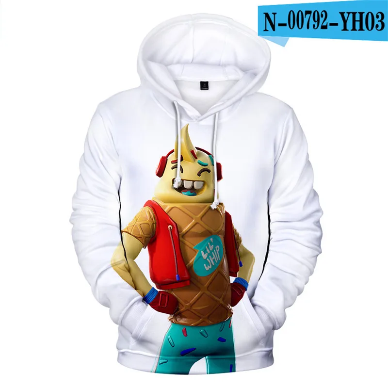 

Fortnit Battle Royale Hoodie Sweatshirt Pullover Sweatshirt 3D Print Women Clothing Battle Royale Kid Clothes Game Clothes Kids