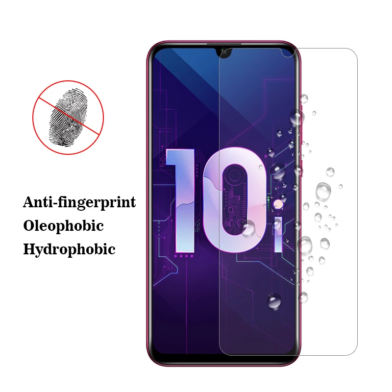 

2PC Protective Glass on the For Huawei Honor 10 Lite V20 Honor 9 8 Lite 8X 7A Pro V9 10i Tempered Screen Protector Glass Film