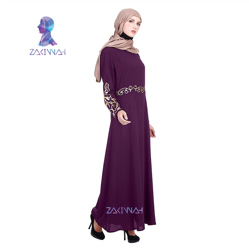 Женское длинное платье ZK004 Zakiyyah мусульманское на Ближнем Востоке