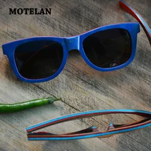 Летний стиль ручной работы винтажные деревянные солнцезащитные очки для скейтборда Классическая обувь для мужчин и женщин поляризационные солнцезащитные очки в деревянной оправе уникальный очки ручной работы