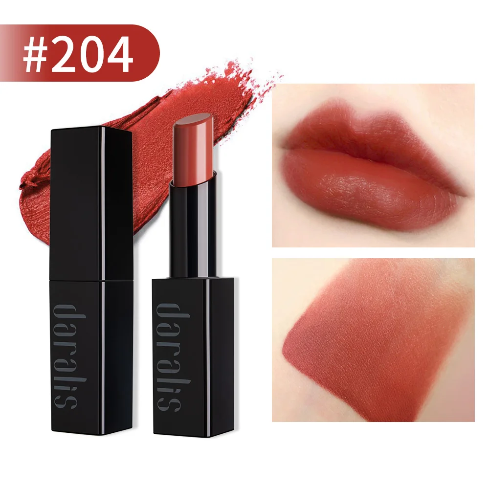 Daralis Matte Lipsticks Waterproof Long-lasting Matte Lipstick Lip Sticks Cosmetic Easy to Wear Matte Batom Makeup Lipstick - Цвет: Dry Maple Leaf