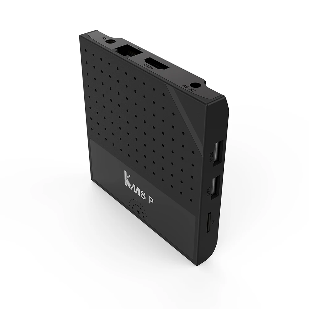 KM8 P Amlogic S912 Octa Core Smart 4K HD TV Box Android 7.1 2GB 16GB with 2.4G WiFi Skype Netflix IR remote controller for IPTV