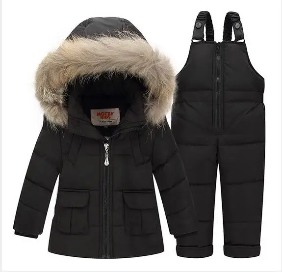 

Hot Baby Winter Duck Down Overcoat Sets: Hooded Coat + Pants, Infant Thick Duck Down 3 sets/lot Clothes Free shipping