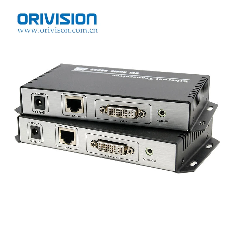 OEM китайский производитель 1080p DVI удлинитель по cat5 кабель 120 м передача dvi/Аудио/RS232