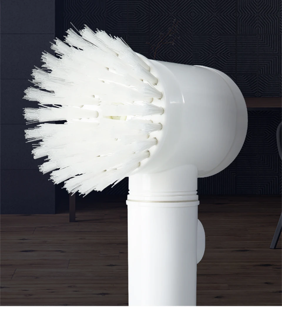 5 in 1 Multi function Cleaning Brush Handheld Power Scrubber Brush Electric Spin Cleaning Brush KitchenBathroomWindow Cleaner  (1)