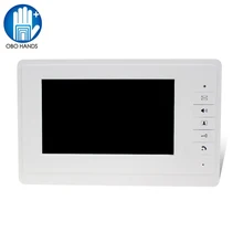 7″ TFT LCD Color Screen Video Video Door Bell Intercom System Indoor Monitor Unit with 25 Ringtone for Home Apartment Safe V70F