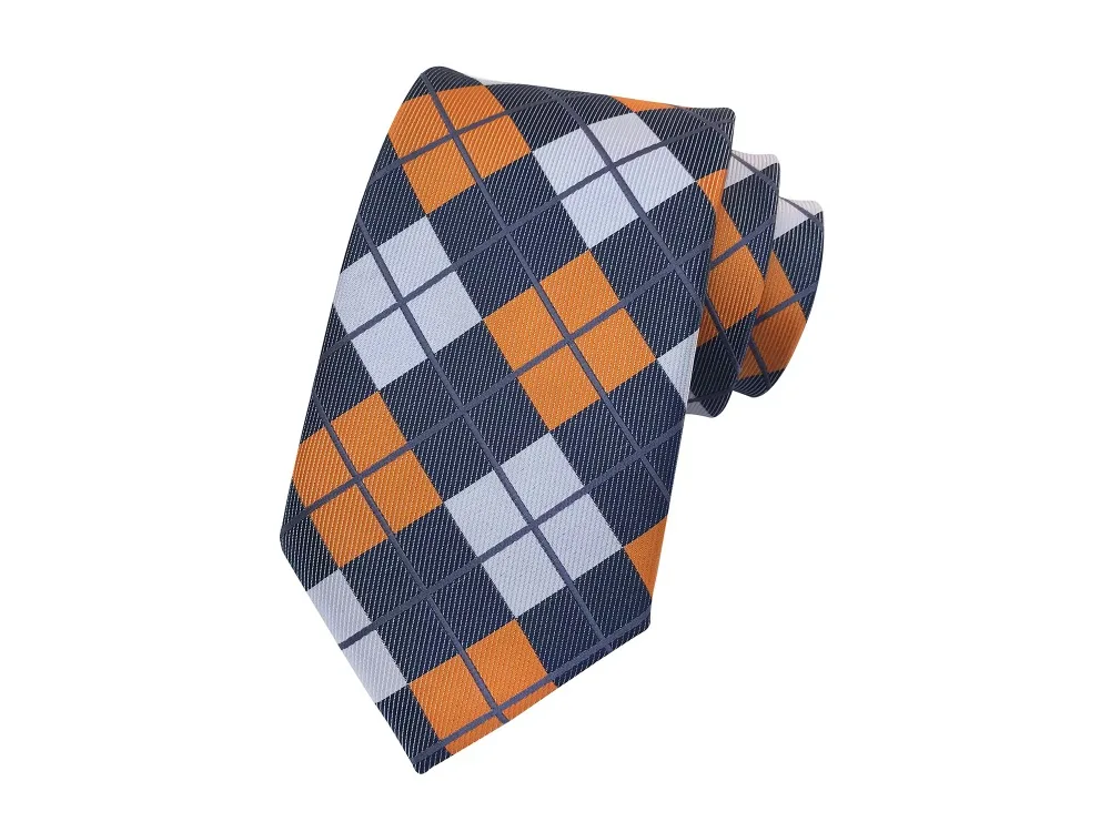 Новые Классические 100% шелк Для мужчин галстуки шеи связей 8 см оплаченные чеки Галстуки для мужской формальный деловой Роскошные Свадебная