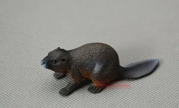 

Animas ! solid animal model toy beaver evocation decoration