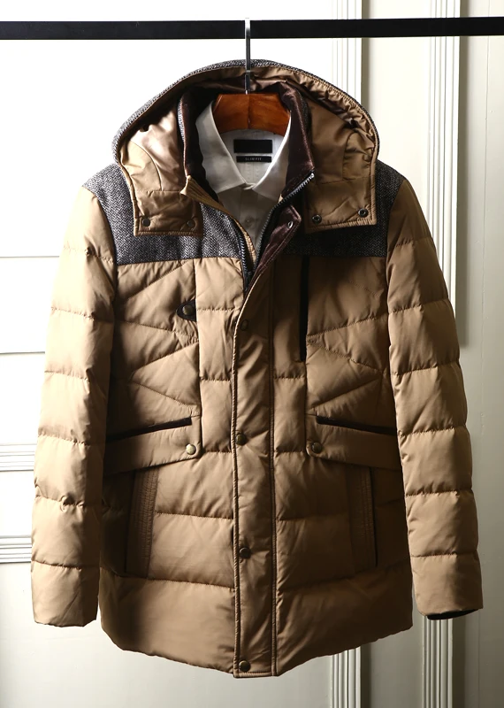 2017 new year winter men's brand clothing parkas thermal thickening