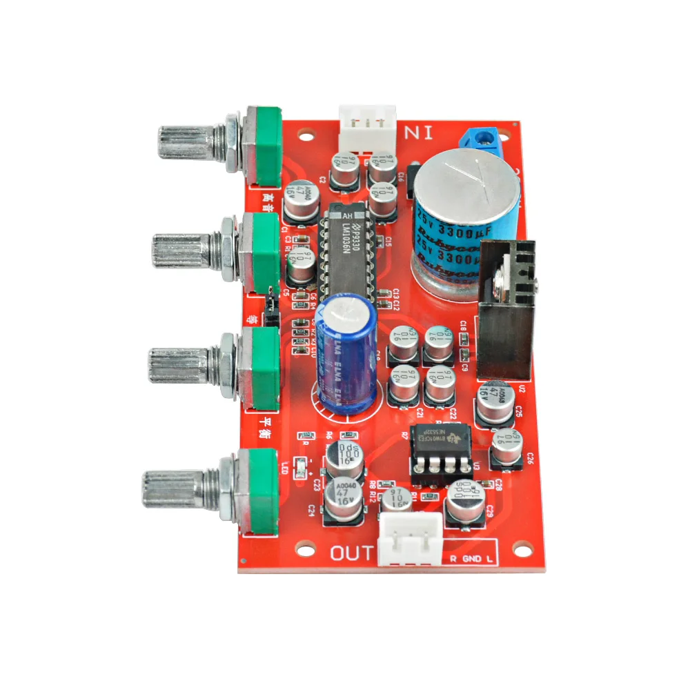 AIYIMA LM1036 тональная плата, регулятор громкости и высоких частот, регулировка NE5532 OP AMP Hi-Fi предусилитель, усилитель одной мощности
