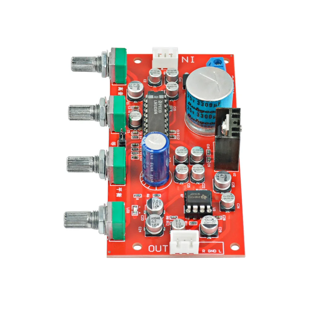 Предусилитель AIYIMA LM1036 + NE5532 усилитель высоких басов балансировка громкости
