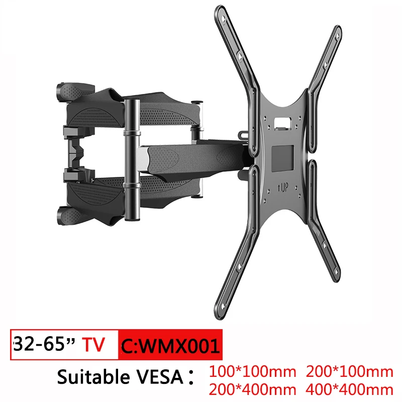 كامل الحركة التلفزيون جهاز تلفزيون يُثبت على الحائط قوس ل 10-70 بوصة الميل دوار القوس حامل تلفاز شاشة كمبيوتر شخصي جبل قوس استدارة TV حامل