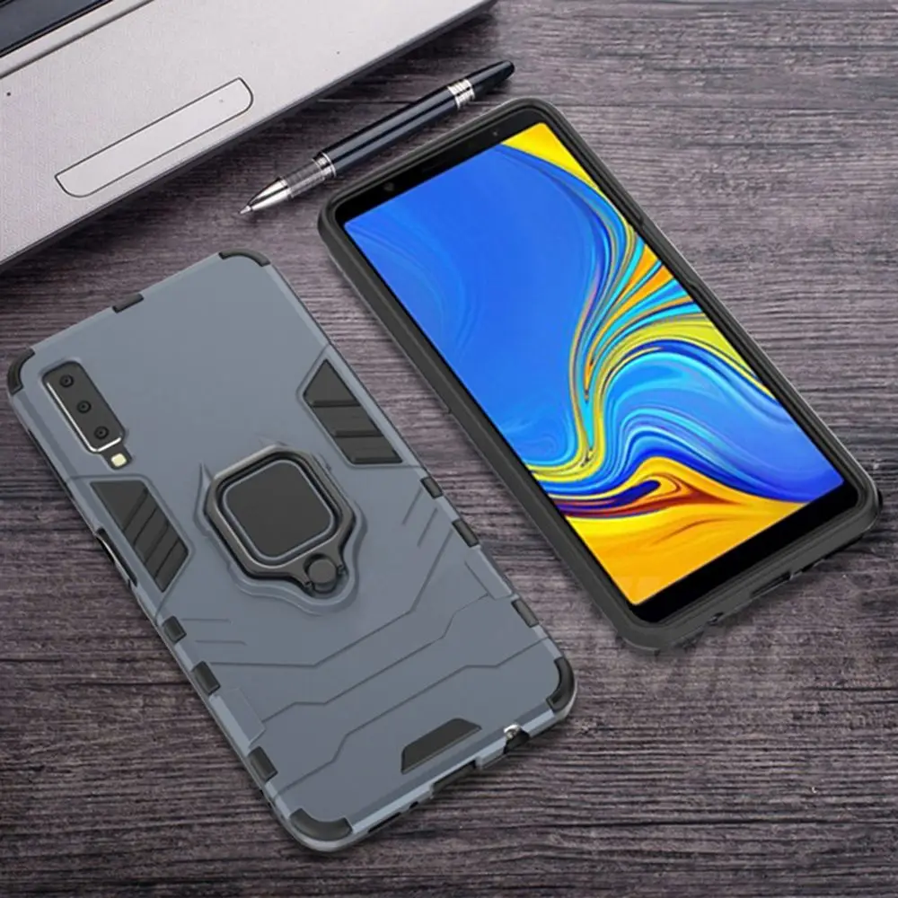 L-FADUNT чехол для телефона Samsung Galaxy A7 A8 Plus 2018 Магнитный J4 J6 защитный | Мобильные