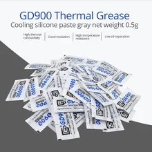 10 шт. TISHRIC GD900 термопаста силиконовая соединение проводящая cpu GPU штукатурка для радиатора клеевой кулер для процессора 0,5 г