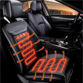 

JY Universal Breathable Car Heated Seat Cushion Cover Winter Heating Warmer Pad Car Accessories Styling