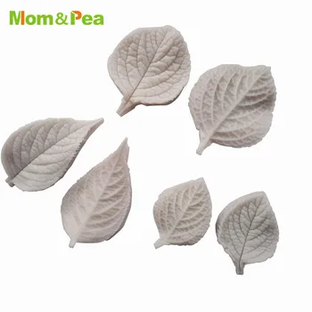 

Mom&Pea MPA0745-7 Leaf Press Silicone Mold Cake Decoration Fondant Cake 3D Mold Food Grade