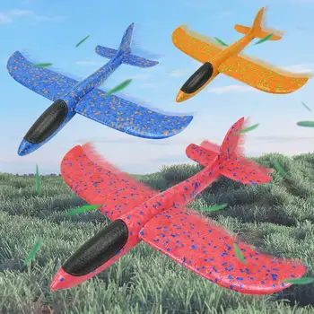

3Pcs Kids Outdoor Throwing Plane Flying Aircraft Gilders Model Airplane Toy Gift