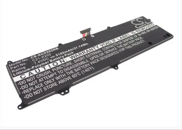 Cameron Sino 5100mAh battery for ASUS EEE PC F201 VivoBook S200E-RHI3T73 VivoBook X202E-DH31T 0B200-00230300 C21-X202 Cameron Sino 5100mAh battery for ASUS EEE PC F201 VivoBook S200E-RHI3T73 VivoBook X202E-DH31T 0B200-00230300 C21-X202