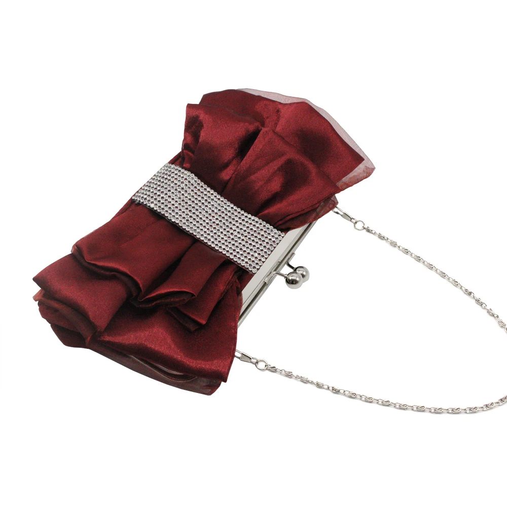 Wine Red Litthing дропшиппинг Модные женские вечерние сумки-клатчи на застежке свадебные сумочки вечерние сумки на плечо для девочек - Цвет: Wine Red