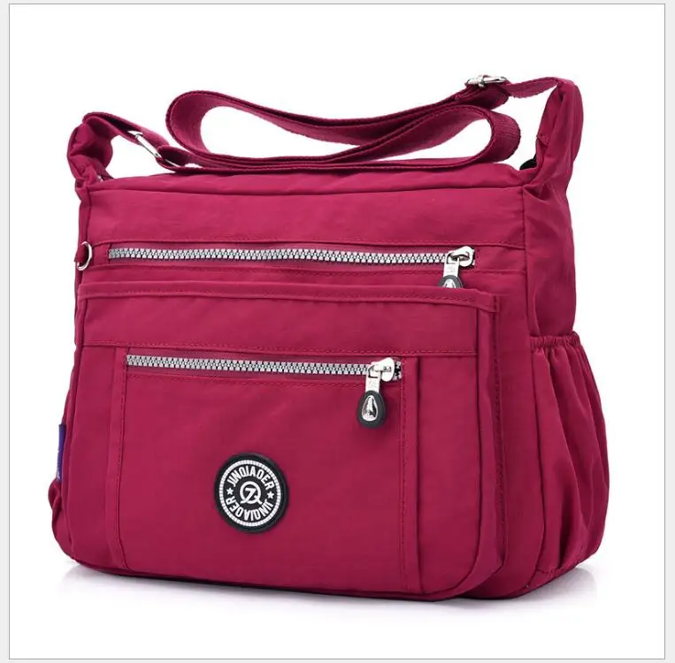 

JINQIAOER Women's Messenger Bags Waterproof Nylon Handbag Travel Casual Bag Shoulder Female Large Capacity Crossbody Bag