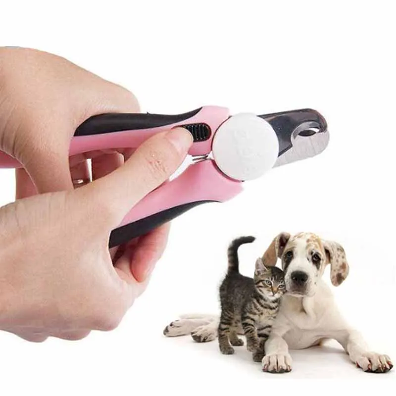 Dog Nail Clippers and Trimmer Guard to Avoid Over-cutting Nails &ampamp Free File Razor Sharp Blades Sturdy Non Slip Handles | Дом и сад