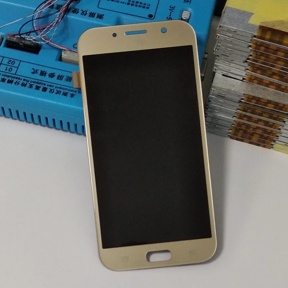 Супер AMOLED дисплей для телефона Samsung Galaxy A7 2017 A720 A720F A720M LCDs кодирующий