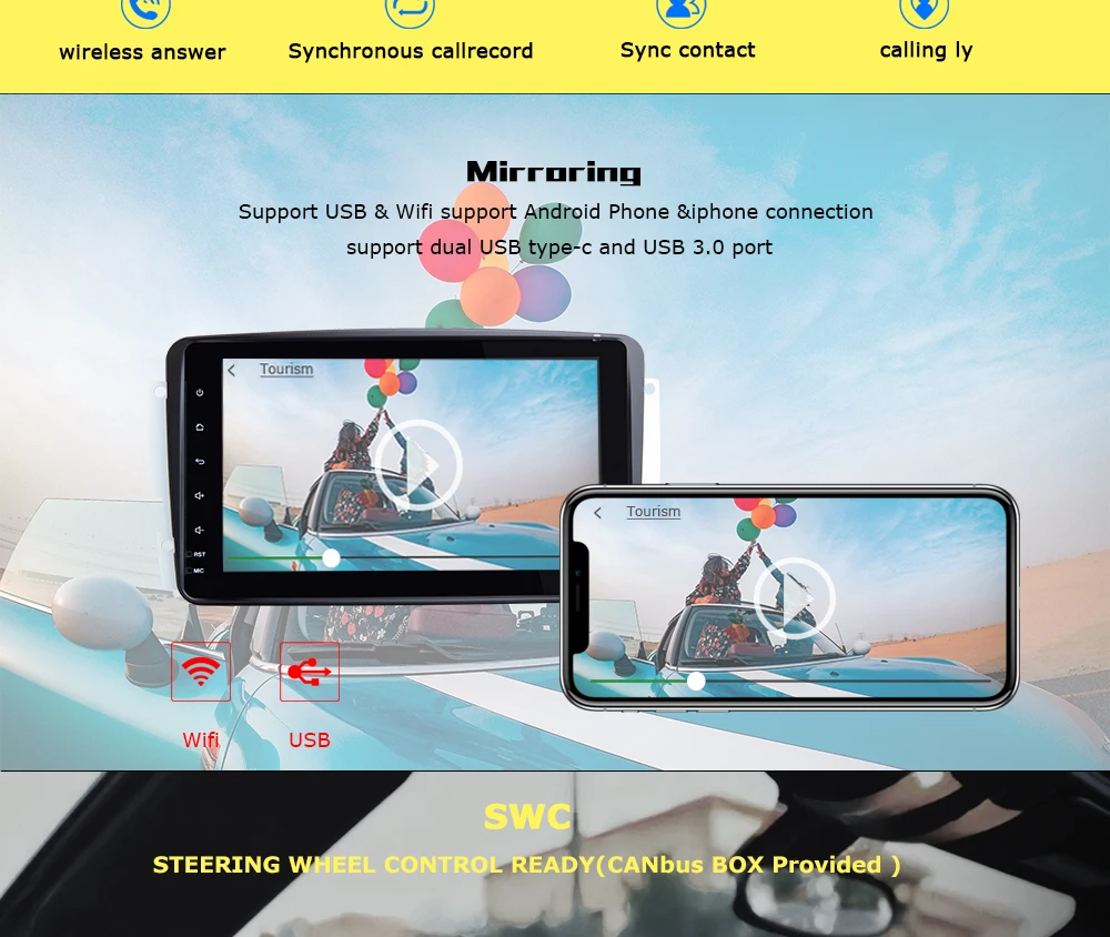 Perfect Josmile Car Multimedia Player 2 Din Android 9.0 GPS For Mercedes/Benz/CLK/W203/W209/W210/W168 Vaneo/Viano/Vito W639 Autoradio 5