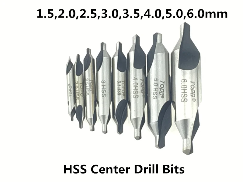Electrical HSS 1pcs Center Drill Bits Set Combined Countersinks Drill